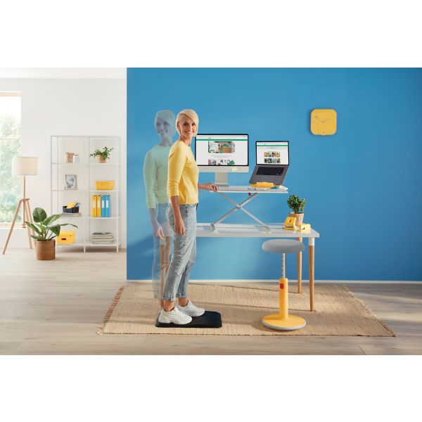 LEITZ Anti-Ermüdungsmatte Büro Ergo Cosy grau 45,7 x 55,8 cm