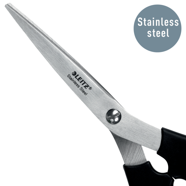 LEITZ Schere schwarz 16,5 cm