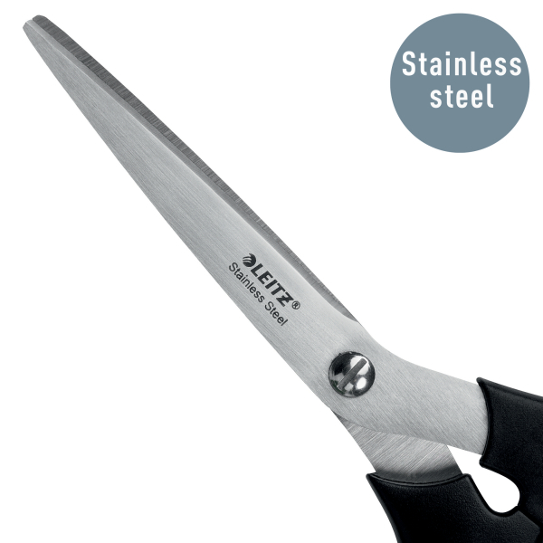 LEITZ Schere schwarz 18,5 cm