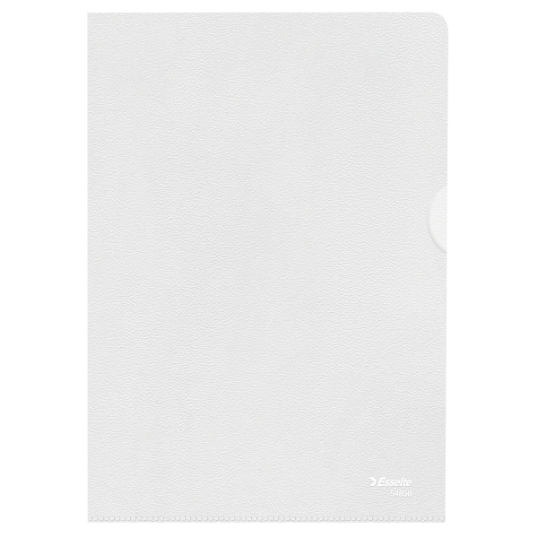 Esselte Sichthüllen Standard Plus 54850 DIN A5 transparent genarbt 0,12 mm, 100 St.
