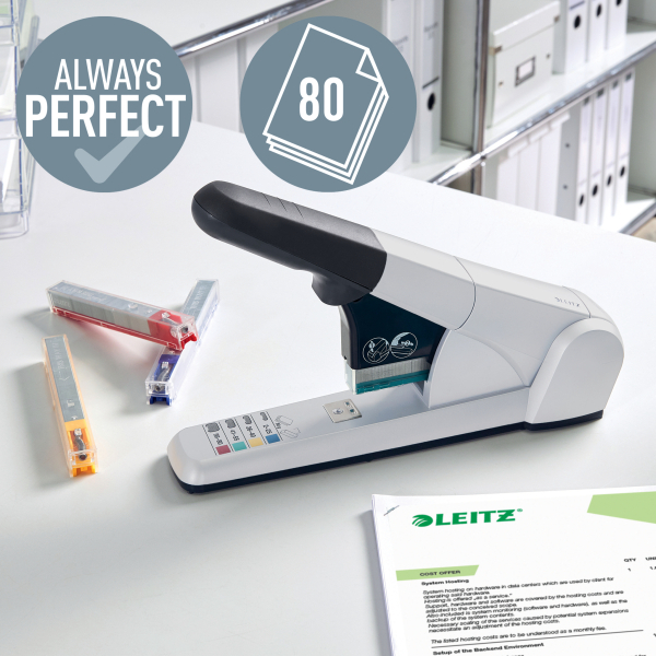LEITZ Heftgerät 5551 grau, 1 St.