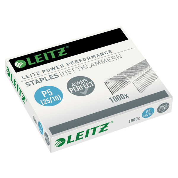 LEITZ Heftklammern 5574 25/10, 1.000 St.
