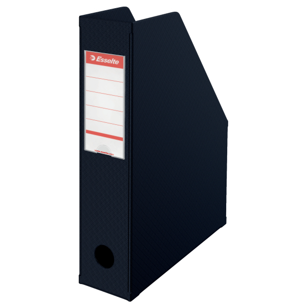 Esselte Stehsammler 56007 schwarz Kunststoff, DIN A4, 10 St.