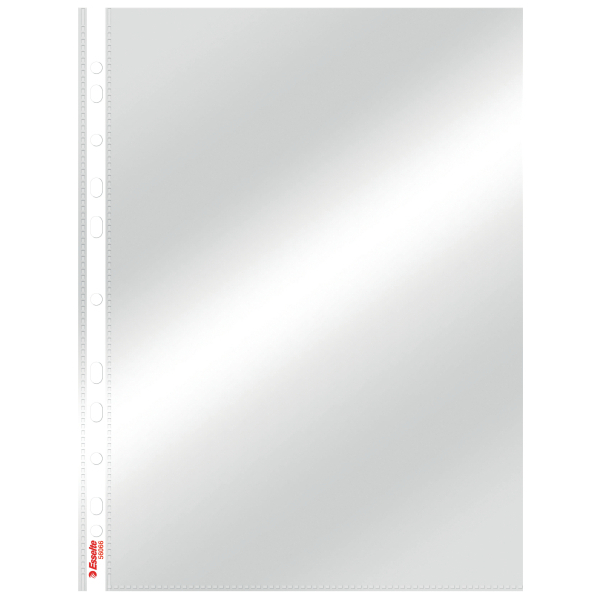 Esselte Prospekthüllen Standard DIN A4 transparent glasklar 0,05 mm, 100 St.