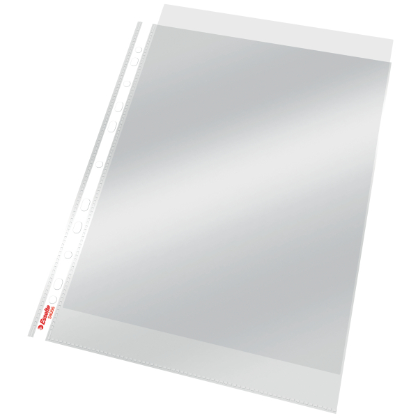 Esselte Prospekthüllen Standard DIN A4 transparent glasklar 0,05 mm, 100 St.
