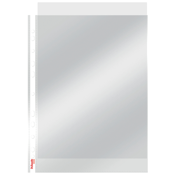 Esselte Prospekthüllen Standard DIN A4 transparent glasklar 0,05 mm, 100 St.