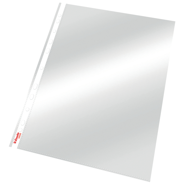 Esselte Prospekthüllen Standard DIN A4 transparent glasklar 0,05 mm, 100 St.