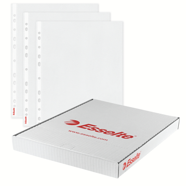 Esselte Prospekthüllen Standard DIN A4 transparent glasklar 0,05 mm, 100 St.