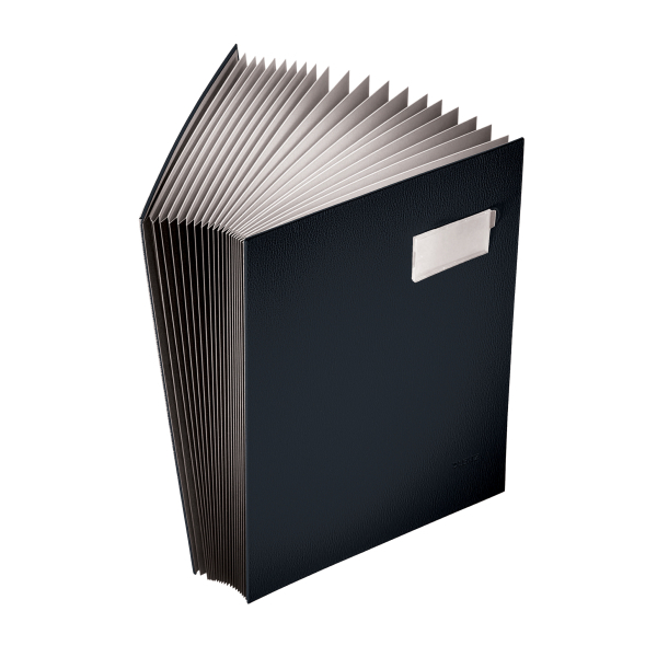 LEITZ Unterschriftenmappe Unterschriftsmappe 5700 20 Fächer schwarz, 1 St.