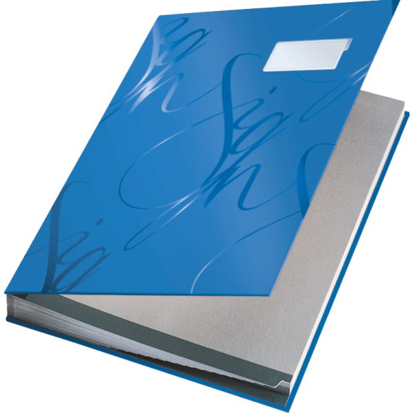 LEITZ Unterschriftenmappe Design 5745 18 Fächer blau, 1 St.