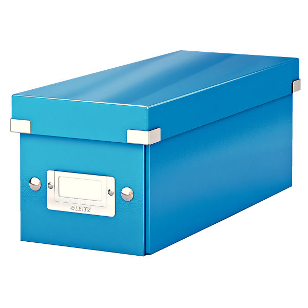LEITZ CD-/DVD-Box Click & Store blau, 1 St.