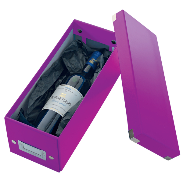 LEITZ CD-/DVD-Box Click & Store violett, 1 St.
