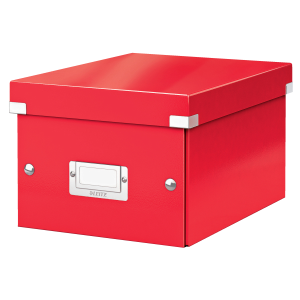 LEITZ Click & Store Aufbewahrungsbox 7,4 l rot 21,6 x 28,2 x 16,0 cm, 1 St.