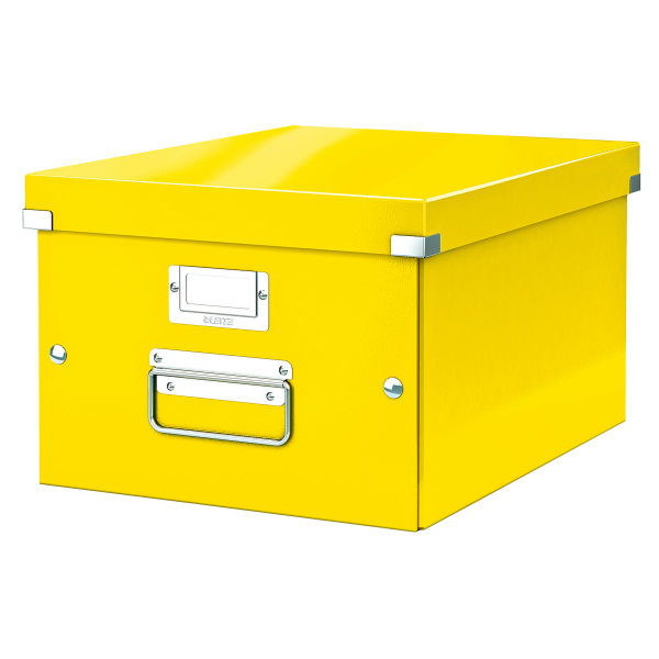 LEITZ Click & Store Aufbewahrungsbox 16,7 l gelb 28,1 x 36,9 x 20,0 cm, 1 St.