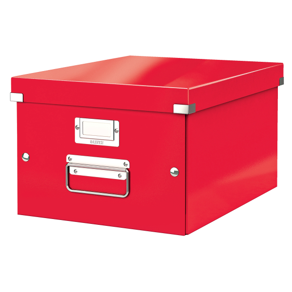 LEITZ Click & Store Aufbewahrungsbox 16,7 l rot 28,1 x 36,9 x 20,0 cm, 1 St.