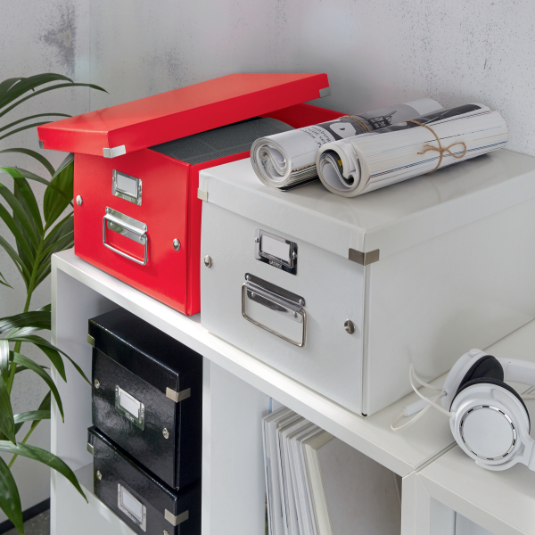 LEITZ Click & Store Aufbewahrungsbox 16,7 l rot 28,1 x 36,9 x 20,0 cm, 1 St.
