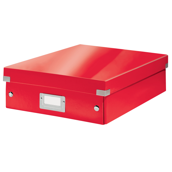 LEITZ Click & Store Aufbewahrungsbox 900 Blatt rot 28,0 x 37,0 x 10,0 cm, 1 St.