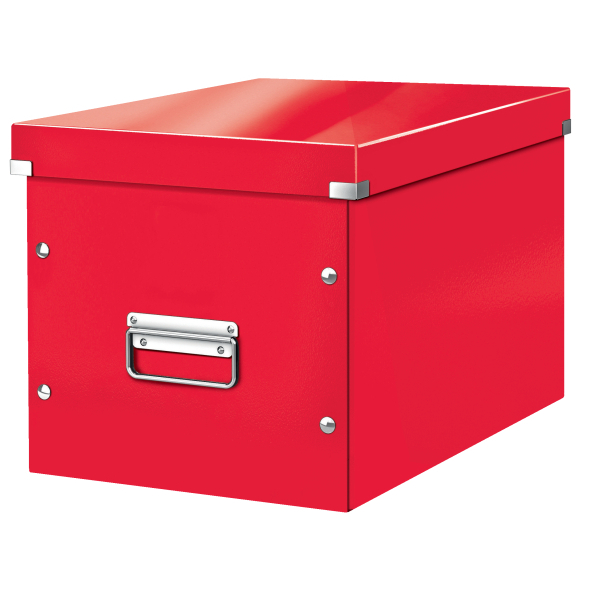 LEITZ Click & Store Aufbewahrungsbox 30,0 l rot 32,0 x 36,0 x 31,0 cm, 1 St.