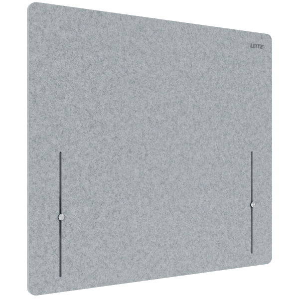 LEITZ Tischtrennwand 61230085, hellgrau 80,0 x 70,0 cm, 1 St.