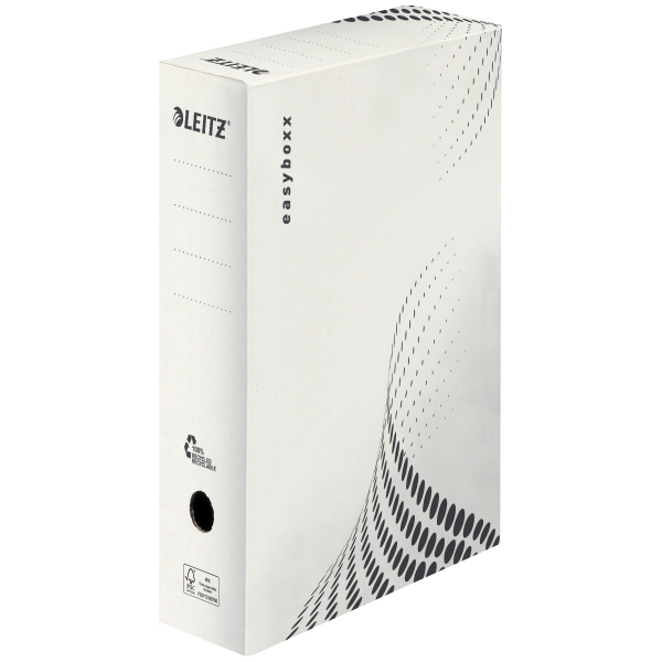 LEITZ Archivboxen easyboxx weiß 10,0 x 35,0 x 25,0 cm, 25 St.