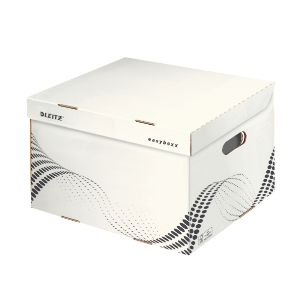 LEITZ Archivcontainer easyboxx weiß 43,3 x 36,4 x 26,3 cm, 15 Pack