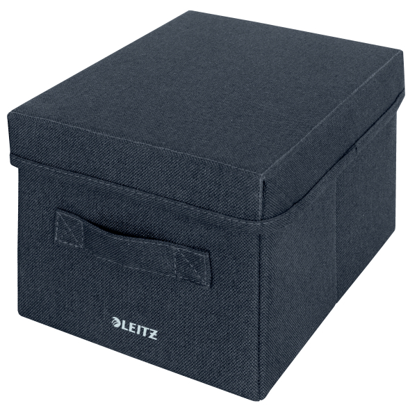 LEITZ Aufbewahrungsboxen grau 19,0 x 28,5 x 16,0 cm, 2 St.