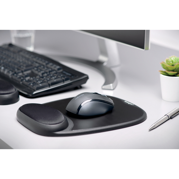 Kensington Mousepad mit Handgelenkauflage schwarz