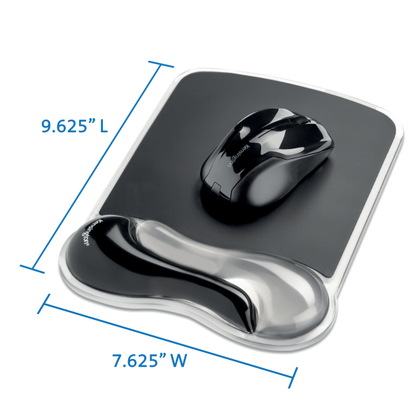 Kensington Mousepad mit Handgelenkauflage Duo Gel schwarz, grau