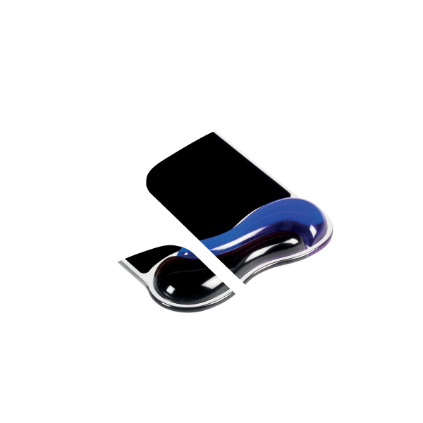 Kensington Mousepad mit Handgelenkauflage Duo Gel schwarz, blau