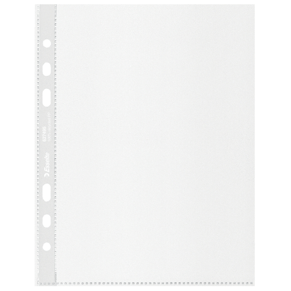 Esselte Prospekthüllen DIN A5 transparent genarbt 0,07 mm, 100 St.