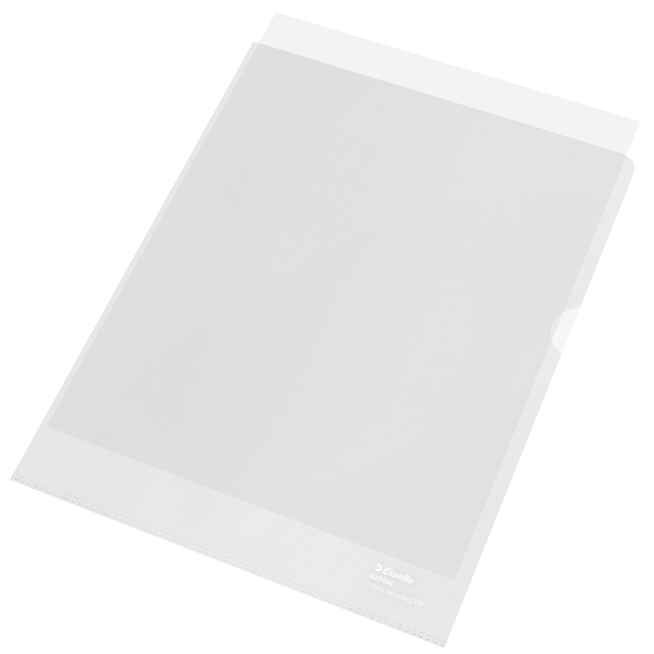 Esselte Sichthüllen DIN A4 transparent genarbt 0,10 mm, 100 St.