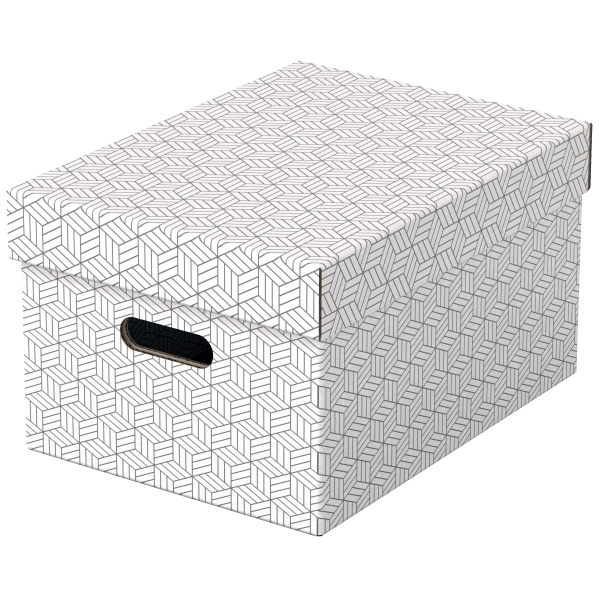 Esselte Home Aufbewahrungsboxen 17,5 l weiß 26,5 x 36,5 x 20,5 cm, 3 St.