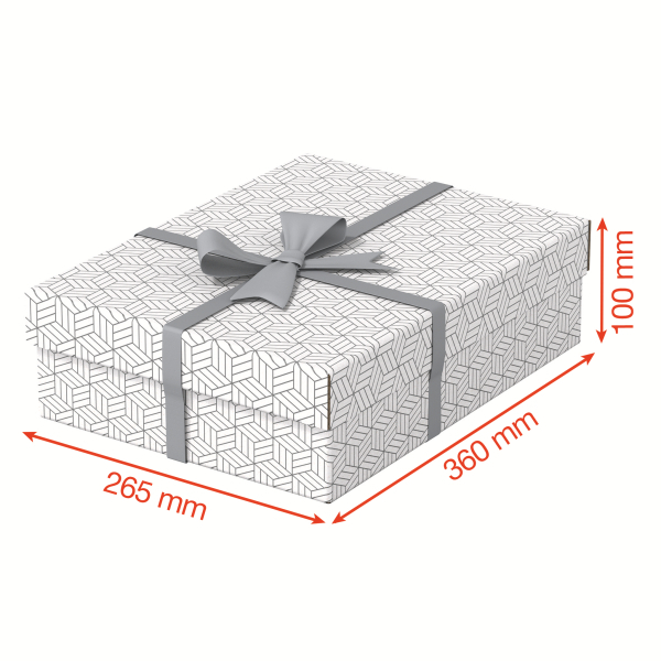 Esselte Home Aufbewahrungsboxen 8,0 l weiß 26,5 x 36,0 x 10,0 cm, 3 St.