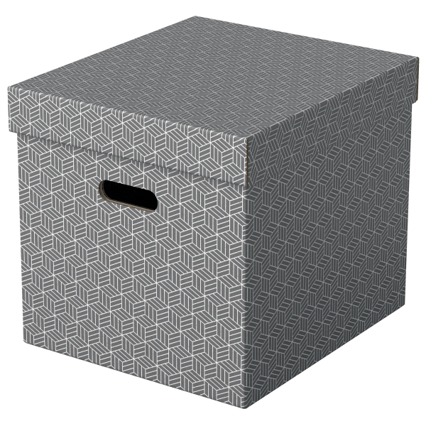 Esselte Home Aufbewahrungsboxen 33,0 l grau 32,0 x 36,5 x 31,5 cm, 3 St.
