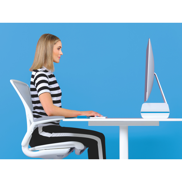 LEITZ Monitorständer Ergo WOW weiß, blau