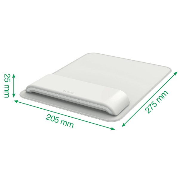 LEITZ Mousepad mit Handgelenkauflage Ergo hellgrau