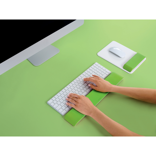 LEITZ Tastatur-Handballenauflage Ergo WOW grün, weiß
