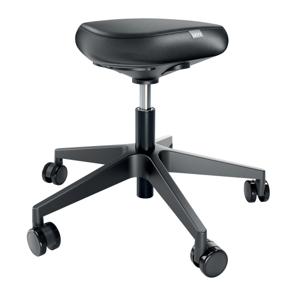 LEITZ Sitz- & Stehhocker Ergo Active mit Rollen 65780095 schwarz, 1 St.