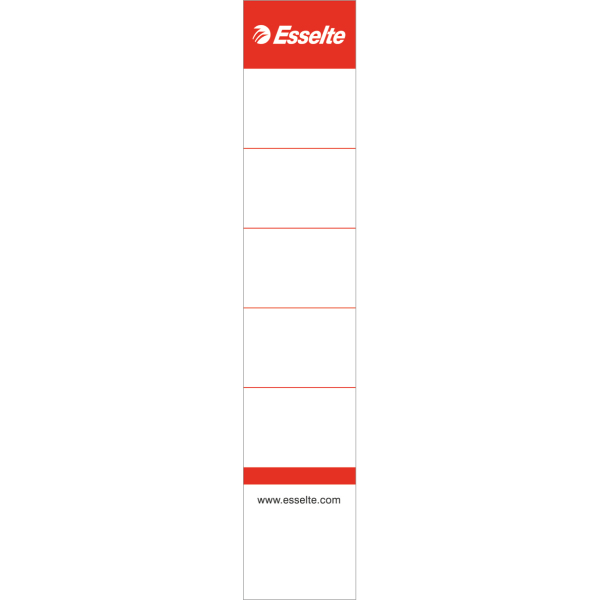 Esselte Einsteck-Rückenschilder No.1 POWER weiß für 5,0 cm Rückenbreite, 10 St.