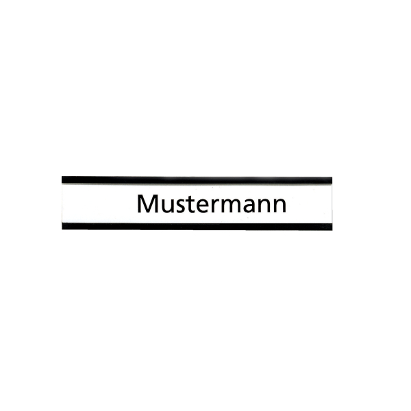 FRANKEN Etikettenhalter magnetisch braun 5,0 x 1,0 cm, 20 St.
