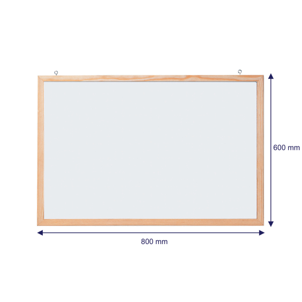 FRANKEN Whiteboard 80,0 x 60,0 cm weiß lackierter Stahl