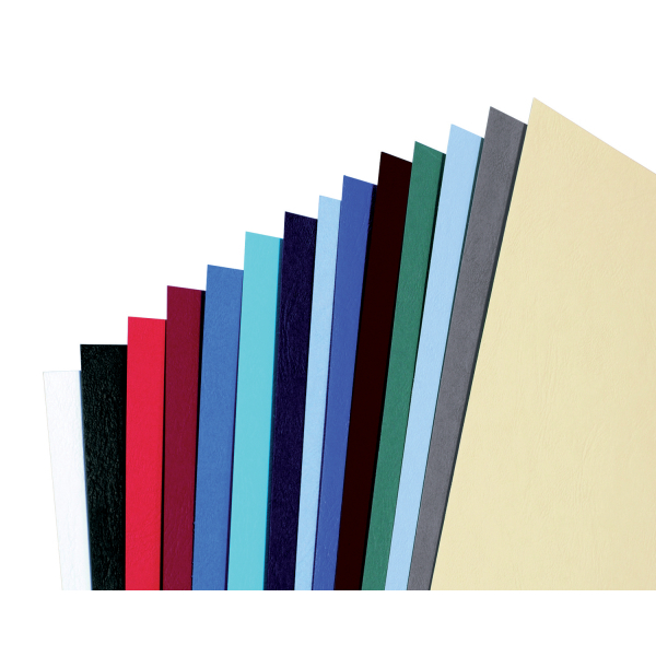 GBC Rückwände für Bindemappen blau, DIN A4 250 g/qm, 100 St.