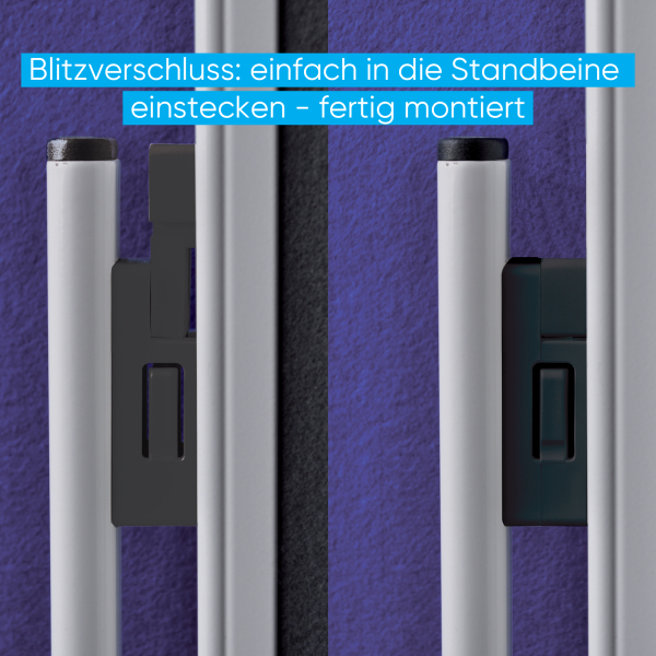 FRANKEN Moderationswand ECO klappbar 120,0 x 150,0 cm weiß