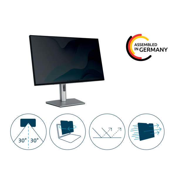 Kensington EQ Display-Blickschutzfolie für 54,6 cm (21,5 Zoll)