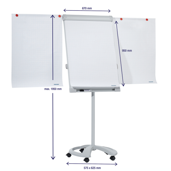 FRANKEN Flipchart PRO Deluxe Mobil FC81