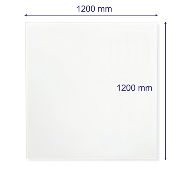 FRANKEN Glas-Magnettafel 120,0 x 120,0 cm weiß