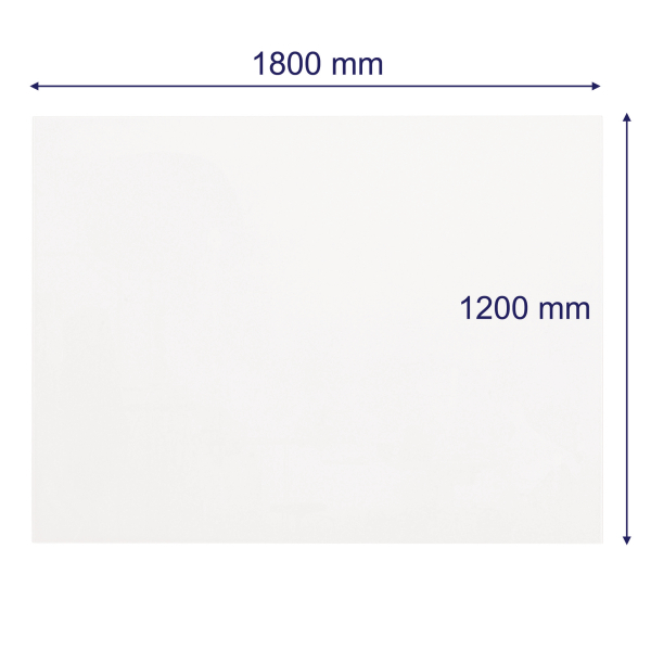 FRANKEN Glas-Magnettafel 180,0 x 120,0 cm weiß