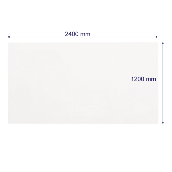 FRANKEN Glas-Magnettafel 240,0 x 120,0 cm weiß