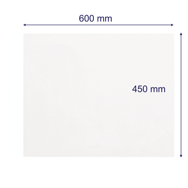 FRANKEN Glas-Magnettafel 60,0 x 45,0 cm weiß