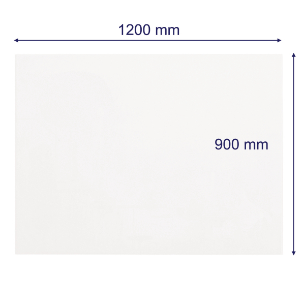 FRANKEN Glas-Magnettafel 120,0 x 90,0 cm weiß